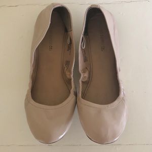 Nude/Cream Patent Ballet Flats